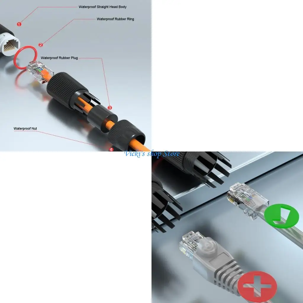 Outdoor Etherne Couple RJ45 Waterproof Connector IP67 Ethernet Connector
Outdoor Etherne Couple RJ45 Waterproof Connector IP67 Ethernet Connector