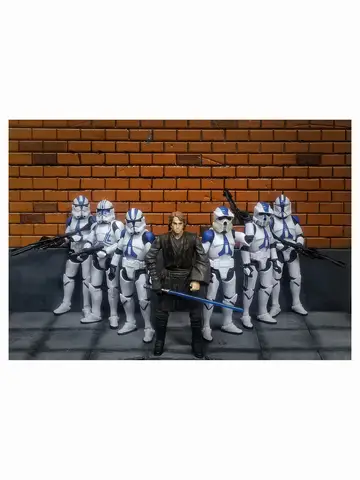 Star Wars 3.75 Inch Trooper 1/18 501st 187th Legion  Shock Action Figure REX ARF P1 P2 clone Toys Model Loose