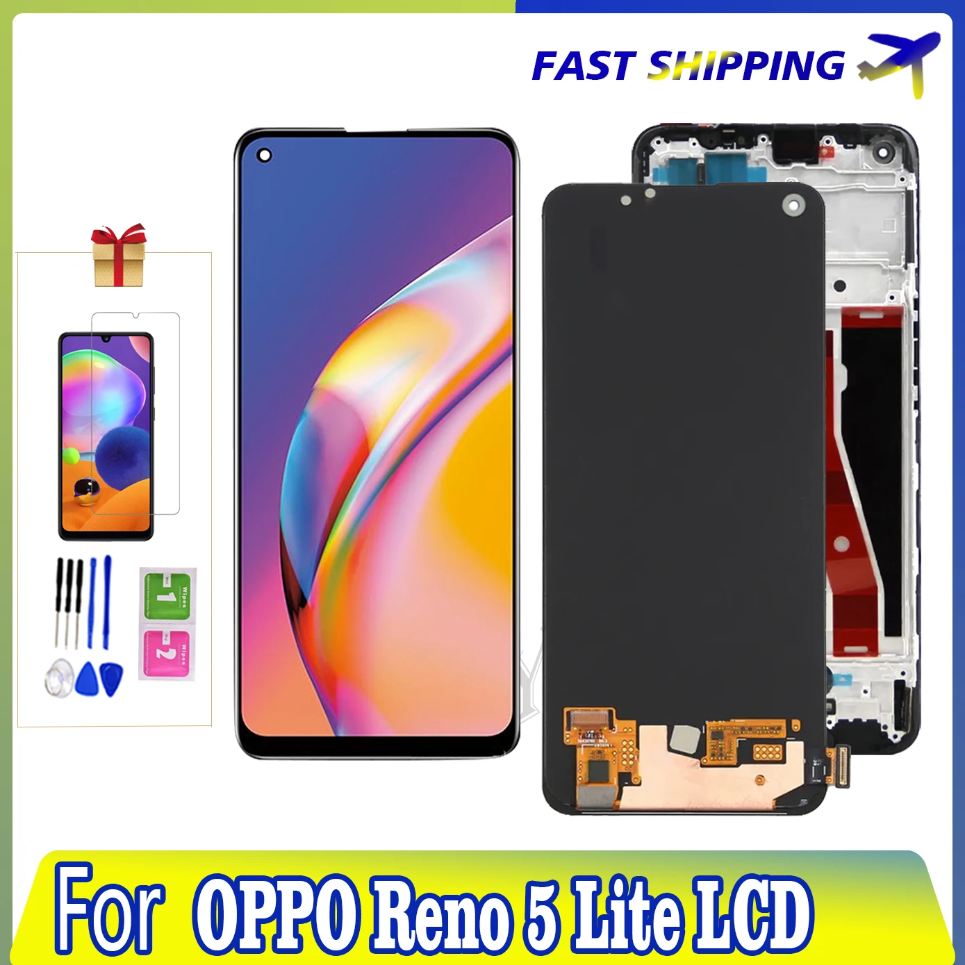 ЖК-дисплей 6,43 дюйма для Oppo Reno5 Lite CPH2205, ЖК-дисплей, сенсорный экран для Reno5Lite Reno 5Z, ЖК-дигитайзер в сборе 100% протестирован
ЖК-дисплей 6,43 дюйма для Oppo Reno5 Lite CPH2205, ЖК-дисплей, сенсорный экран для Reno5Lite Reno 5Z, ЖК-дигитайзер в сборе 100% протестирован