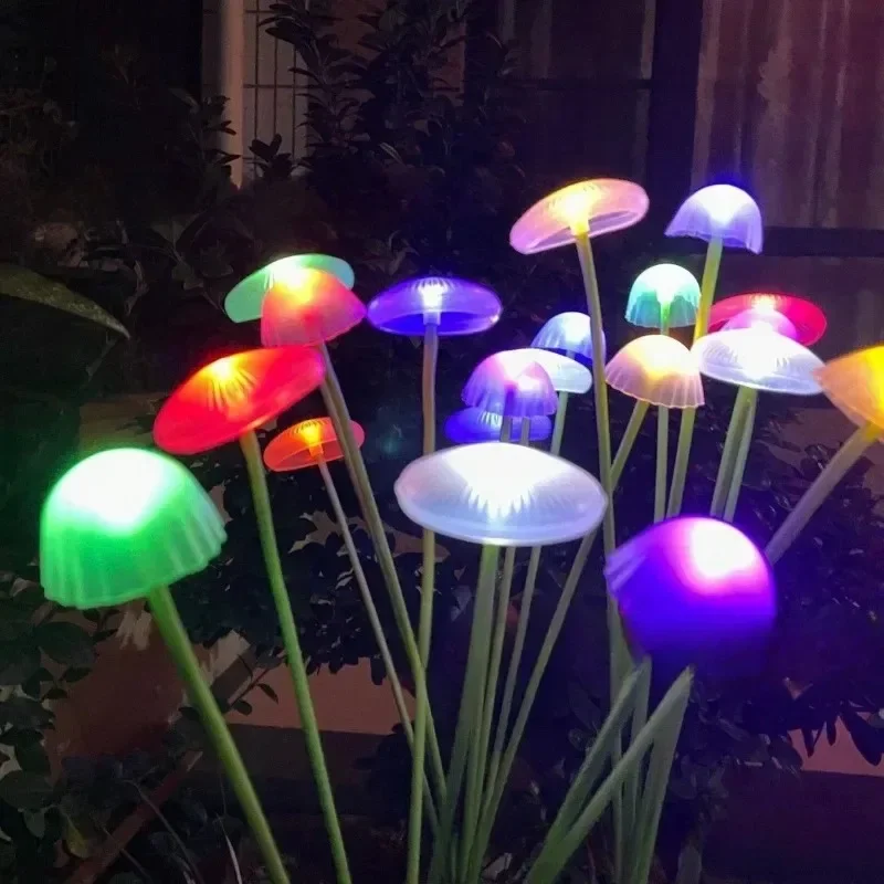 1/3/5PCS 6LED Mushroom Light Jellyfish Lamp Outdoor Waterproof Solar Garden Lamp for Villa Garden Courtyard Park Decor Lamp
1/3/5PCS 6LED Mushroom Light Jellyfish Lamp Outdoor Waterproof Solar Garden Lamp for Villa Garden Courtyard Park Decor Lamp