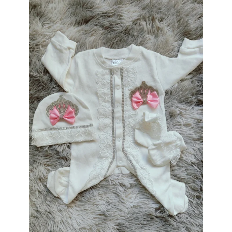 New Baby Basic Romper Set,Fashionable design with rhinestone crown and bow,Lightweight and easy to clean,Suitable for All Season
New Baby Basic Romper Set,Fashionable design with rhinestone crown and bow,Lightweight and easy to clean,Suitable for All Season