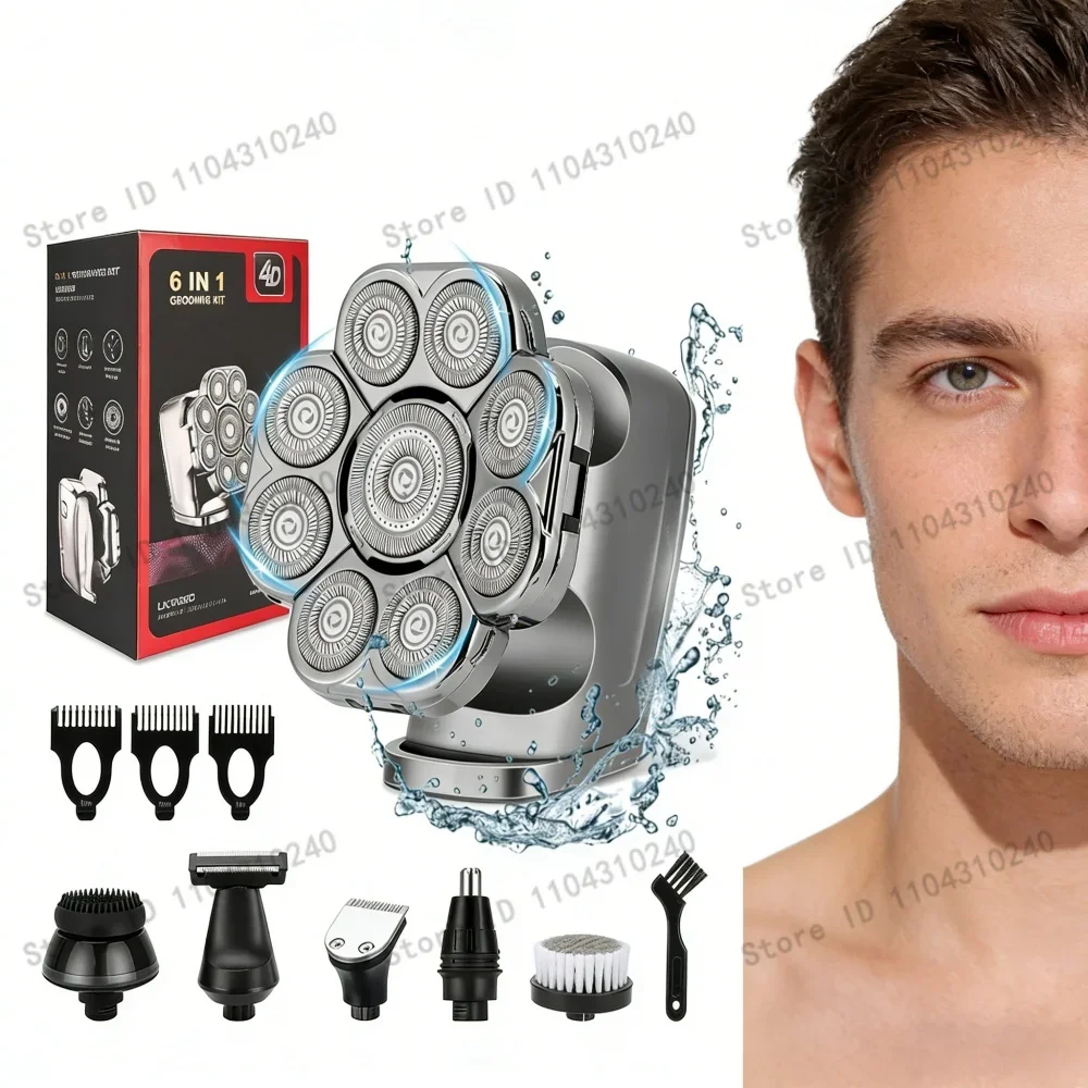 9D Electric Head Shaver for Bald Men Upgraded Wet Dry Waterproof Grooming Kit Professional Cordless Shaving for Men
9D Electric Head Shaver for Bald Men Upgraded Wet Dry Waterproof Grooming Kit Professional Cordless Shaving for Men
