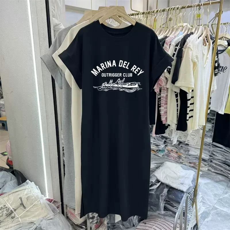 2026 New Style Short-Sleeved T-Shirt Dress - Women's Korean Style Loose-Fitting Casual Large Size Long Dress for Summer
2026 New Style Short-Sleeved T-Shirt Dress - Women's Korean Style Loose-Fitting Casual Large Size Long Dress for Summer
