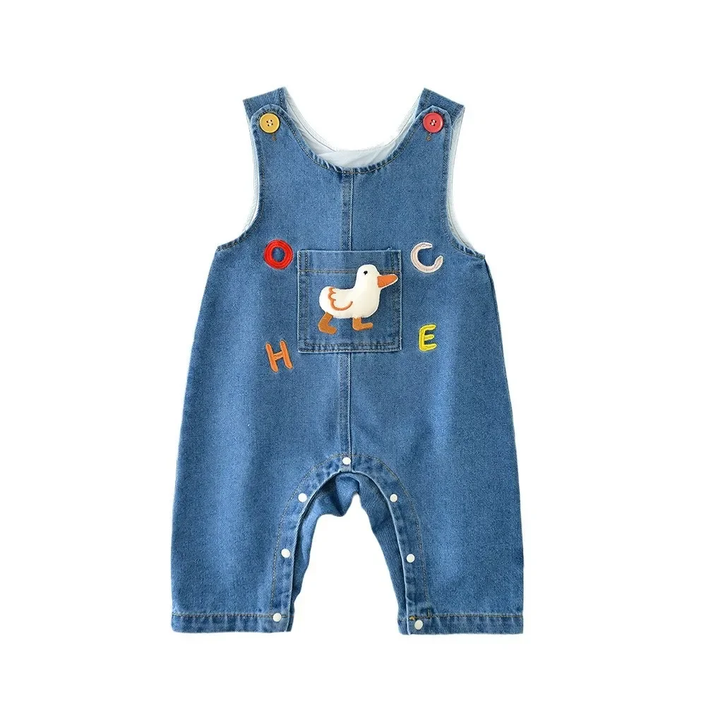 Baby Jumpsuit 2025 Spring And Autumn New Children Cartoon Baby Newborn Duckling Cowboy Strap Romper
Baby Jumpsuit 2025 Spring And Autumn New Children Cartoon Baby Newborn Duckling Cowboy Strap Romper