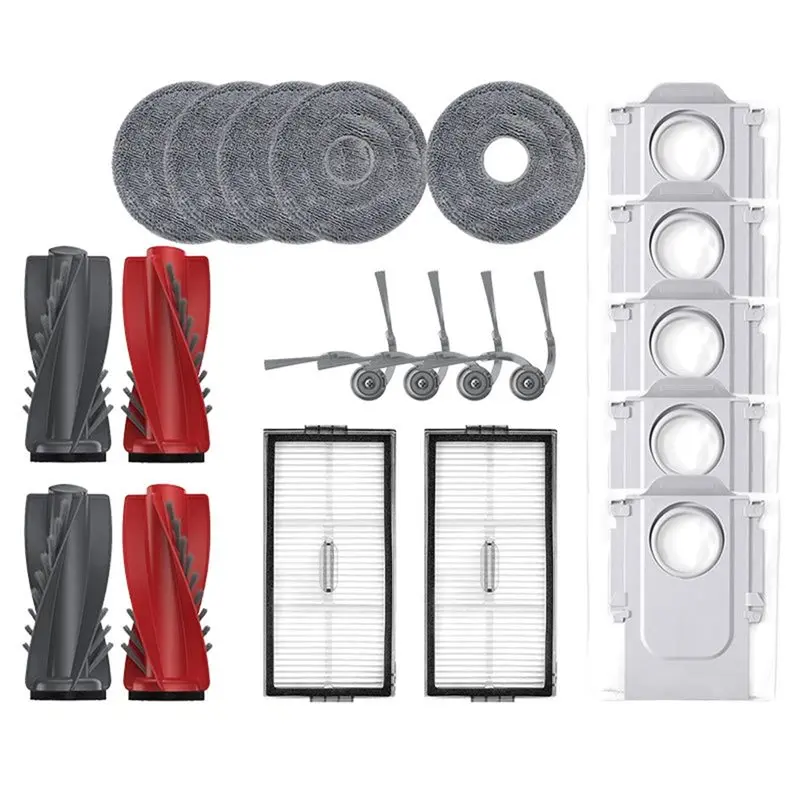 A59P New For Roborock Qrevox/Edget Robot Vacuum Accessories- Main Brush, Side Brush, Mop Cloth, HEPA Filter, Dust Bag Replacemen
A59P New For Roborock Qrevox/Edget Robot Vacuum Accessories- Main Brush, Side Brush, Mop Cloth, HEPA Filter, Dust Bag Replacemen