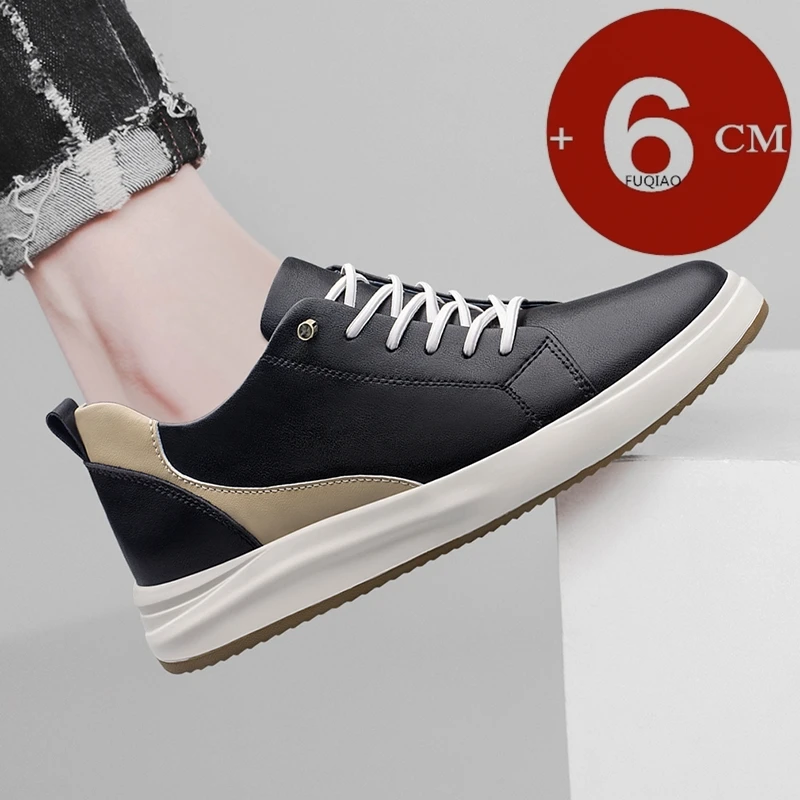 Повседневные кроссовки для мужчин и женщин, увеличивающие рост 6 см, дышащая удобная обувь из натуральной кожи, модная спортивная обувь 
Повседневные кроссовки для мужчин и женщин, увеличивающие рост 6 см, дышащая удобная обувь из натуральной кожи, модная спортивная обувь