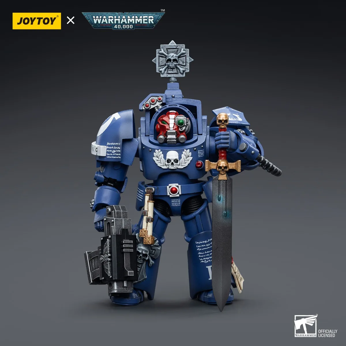 JOYTOY Warhammer 1/18 экшн-фигурка ультрамарины Терминаторы сержант терконон модель игрушки подарки для мальчиков 3,75 дюйма
JOYTOY Warhammer 1/18 экшн-фигурка ультрамарины Терминаторы сержант терконон модель игрушки подарки для мальчиков 3,75 дюйма