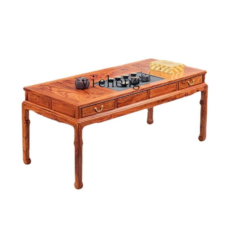 Zk Rosewood New Chinese Style Simple Living Room Tea Platform Office Tea Making Table Coffee Table
Zk Rosewood New Chinese Style Simple Living Room Tea Platform Office Tea Making Table Coffee Table