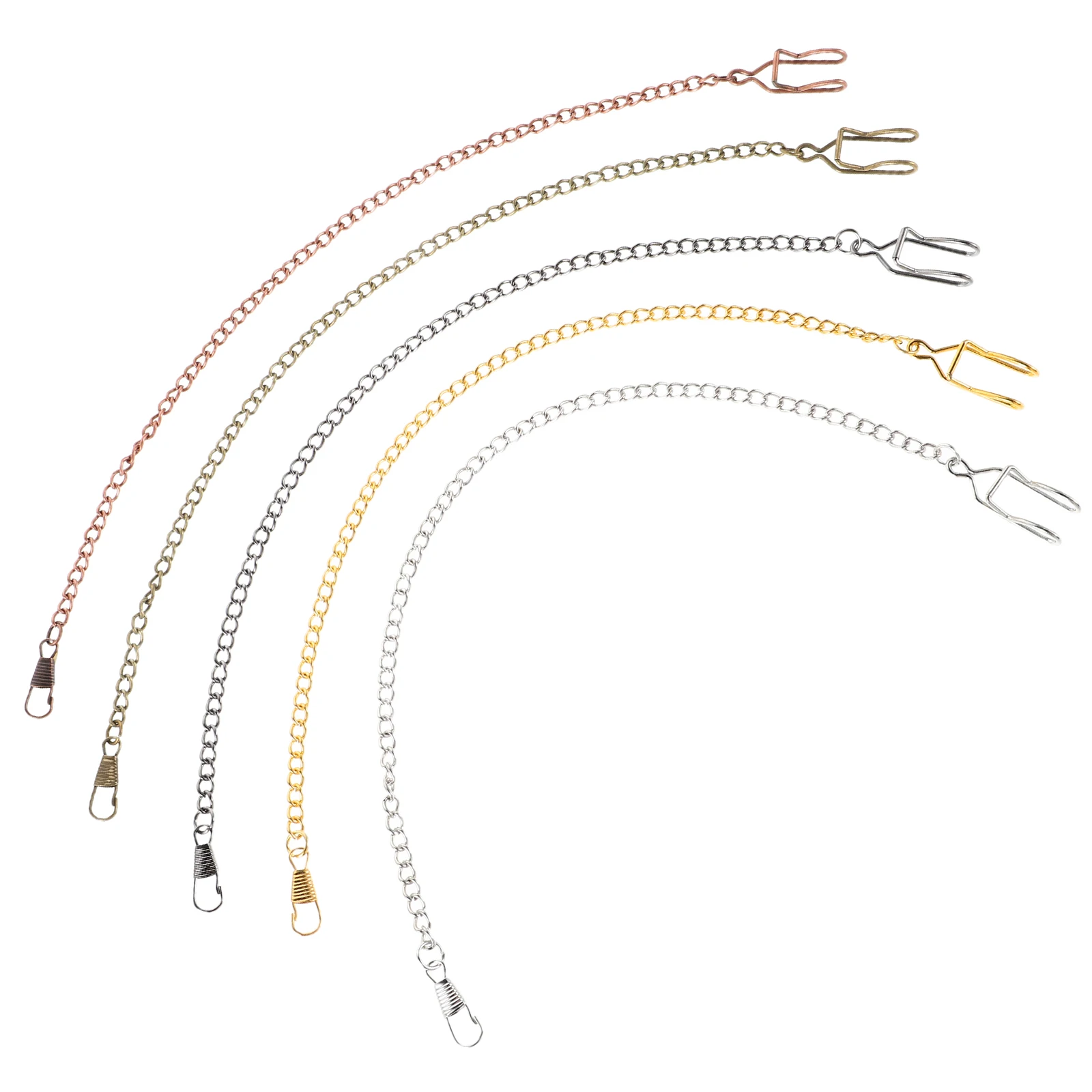 5pcs Vintage Pocket Watch Chain 37cm Alloy Vest Chains for Men Suit Jean Accessories Durable Retro Necklace Conversion 
5pcs Vintage Pocket Watch Chain 37cm Alloy Vest Chains for Men Suit Jean Accessories Durable Retro Necklace Conversion