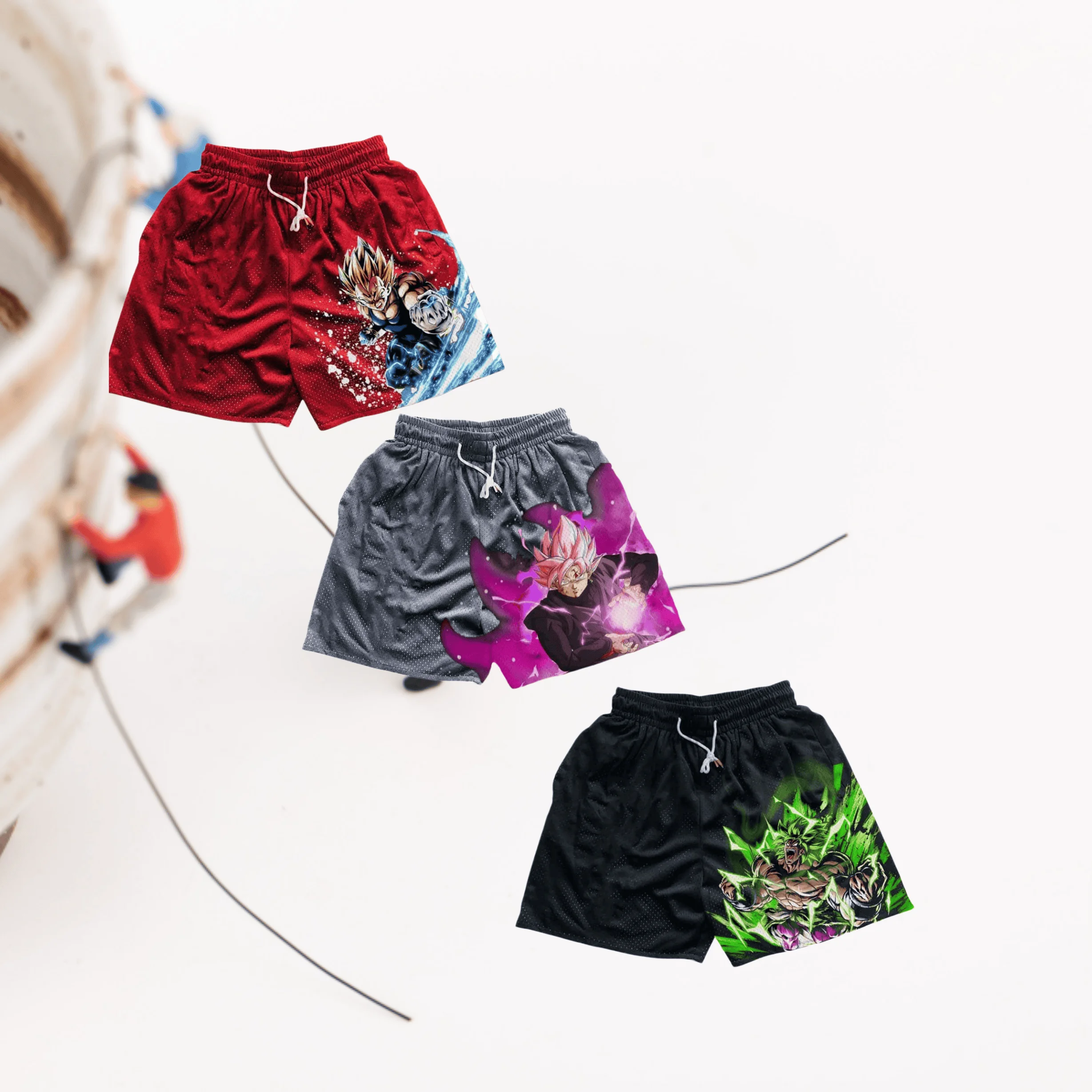 Men's and Women's New Style #Goku# 3D Cartoon Style Large Size Loose Speed Drying Beach Sports Summer Shorts for Adults/Children
Men's and Women's New Style #Goku# 3D Cartoon Style Large Size Loose Speed Drying Beach Sports Summer Shorts for Adults/Children