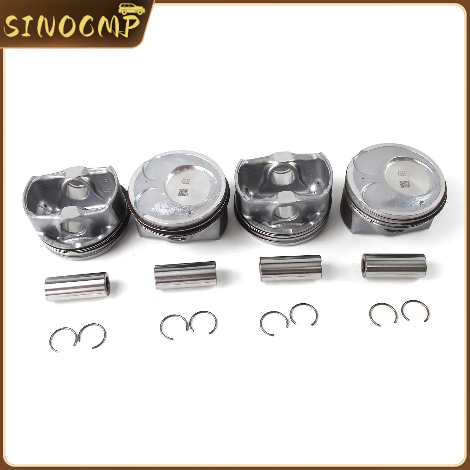 4Pcs G4NC Engine Piston & Rings Kit 23041-2E210 23041-2E200 for Hyundai Tucson Kia Soul Forte Forte5 Forte Koup 2.0L 2014-2018
4Pcs G4NC Engine Piston & Rings Kit 23041-2E210 23041-2E200 for Hyundai Tucson Kia Soul Forte Forte5 Forte Koup 2.0L 2014-2018