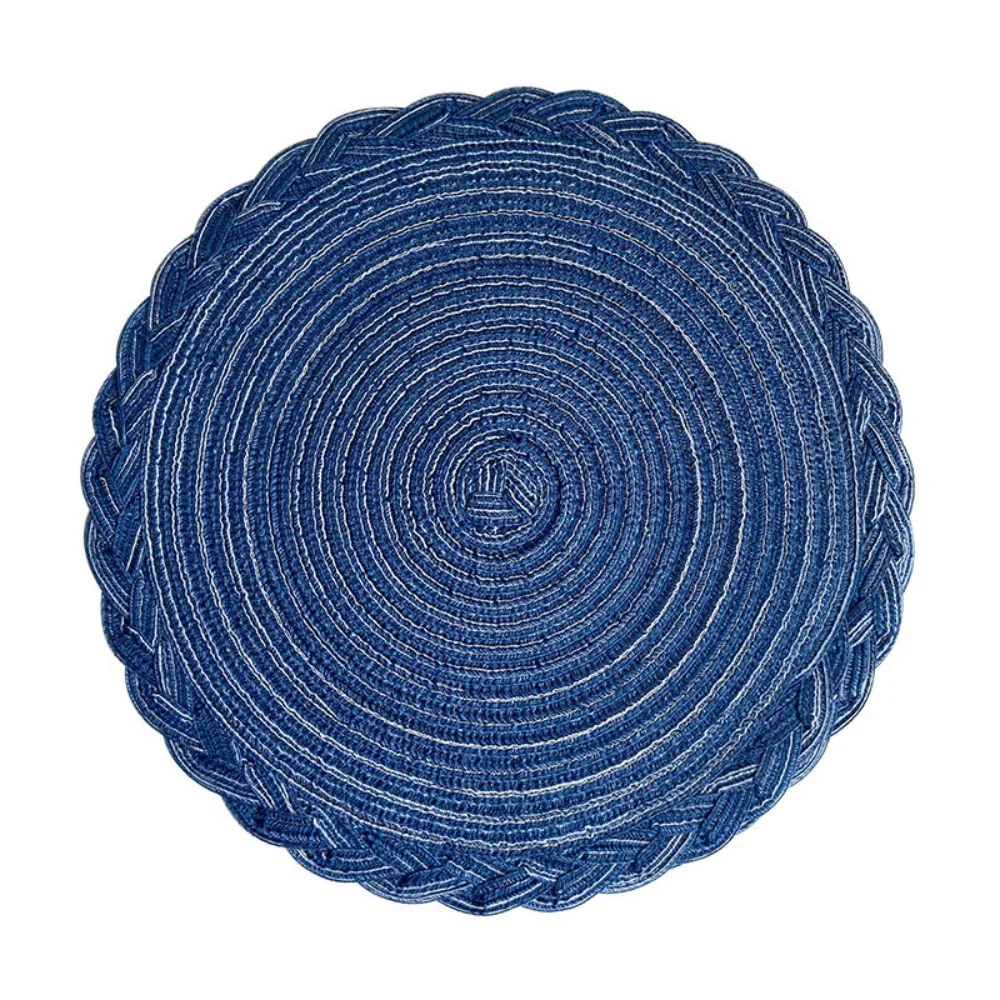Tableware Pads Round Woven Placemats 18/30/38cm Non-Slip Insulation Mat Nordic Style Washable Coaster Christmas
Tableware Pads Round Woven Placemats 18/30/38cm Non-Slip Insulation Mat Nordic Style Washable Coaster Christmas