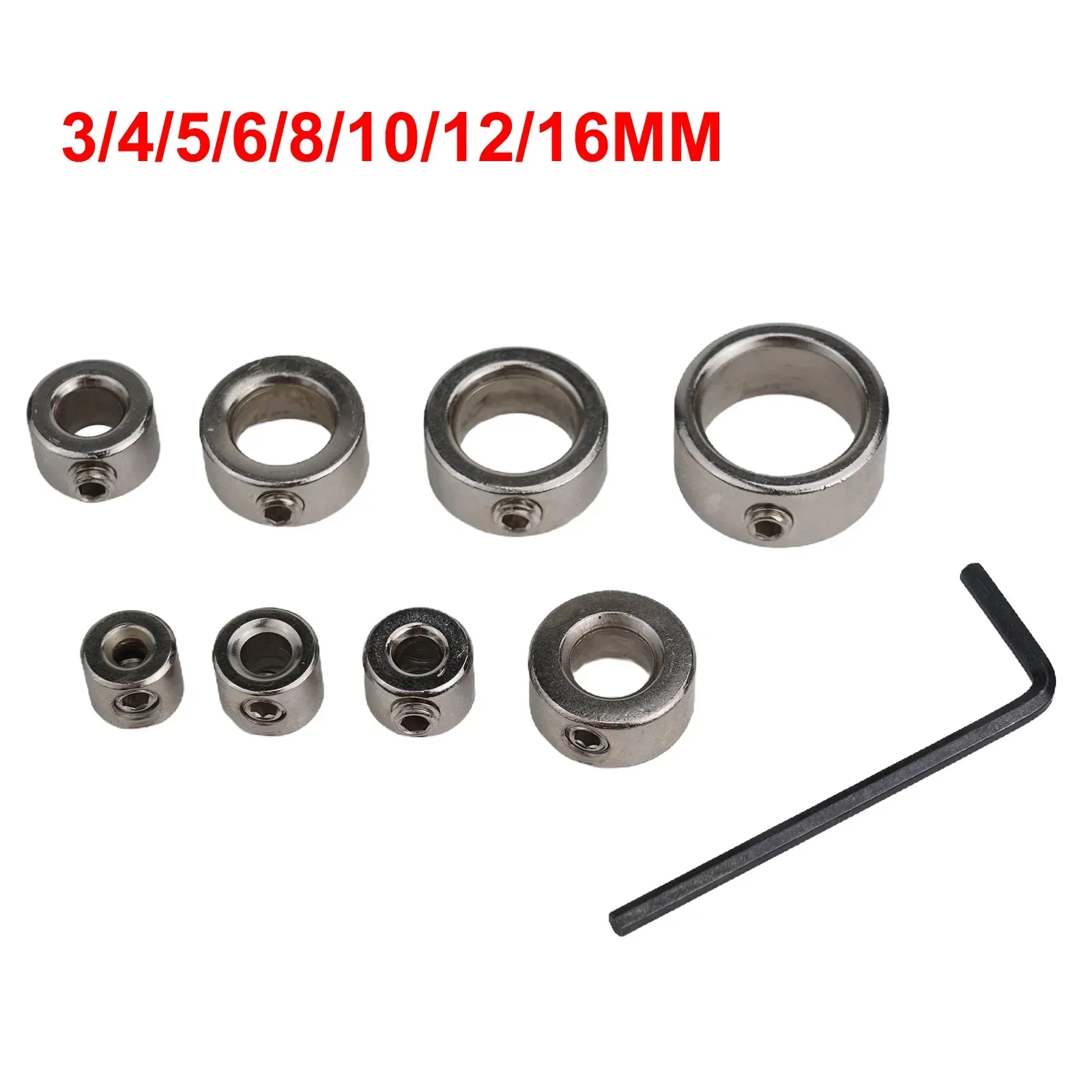 8pcs/set 3mm-16mm Woodworking Drill Locator Drill Bit Depth Stop Collars Ring Limit Ring For Drill Bit
8pcs/set 3mm-16mm Woodworking Drill Locator Drill Bit Depth Stop Collars Ring Limit Ring For Drill Bit
