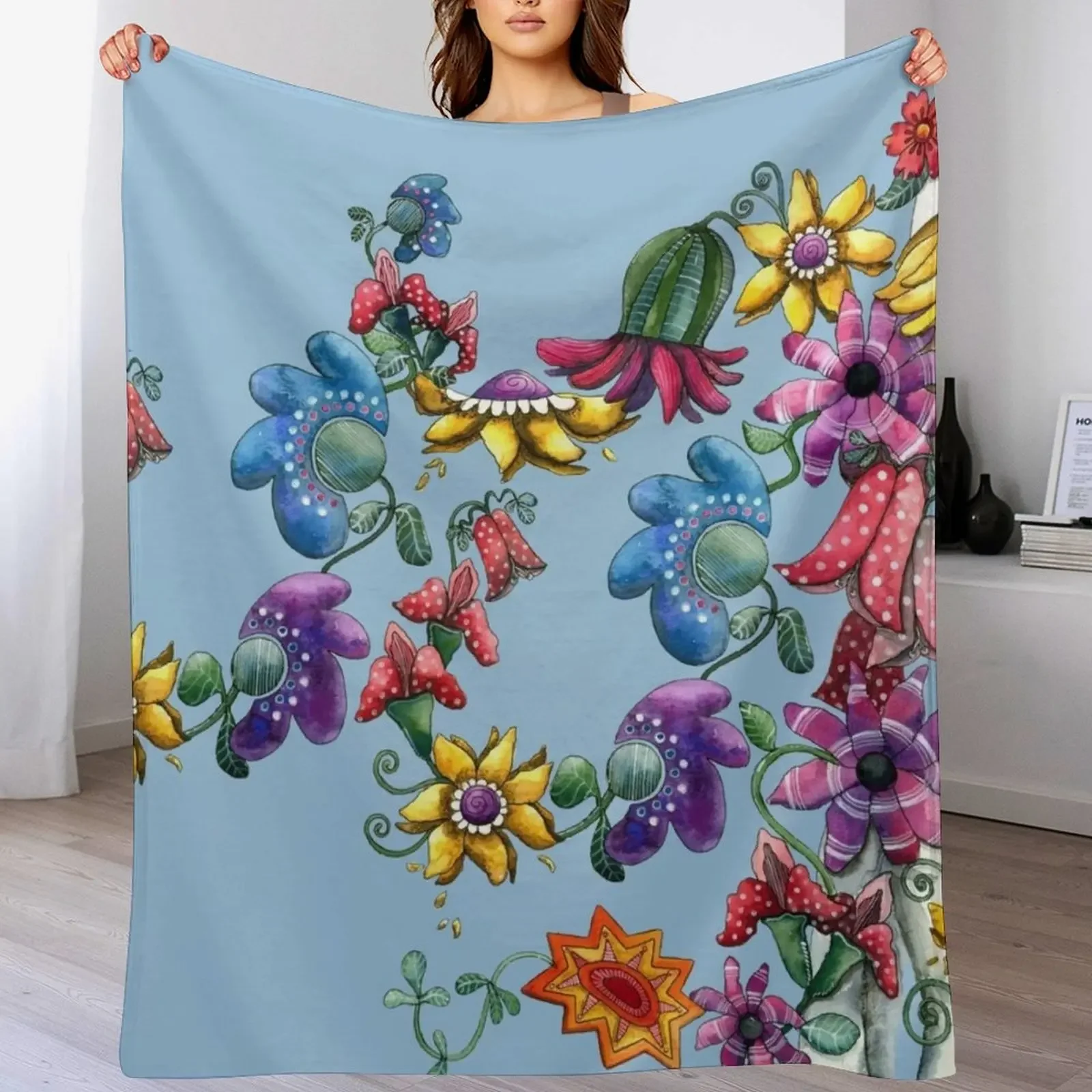 I Love the Flower Girl (Blue) Throw Blanket halloween Plaid on the sofa Single Blankets
I Love the Flower Girl (Blue) Throw Blanket halloween Plaid on the sofa Single Blankets