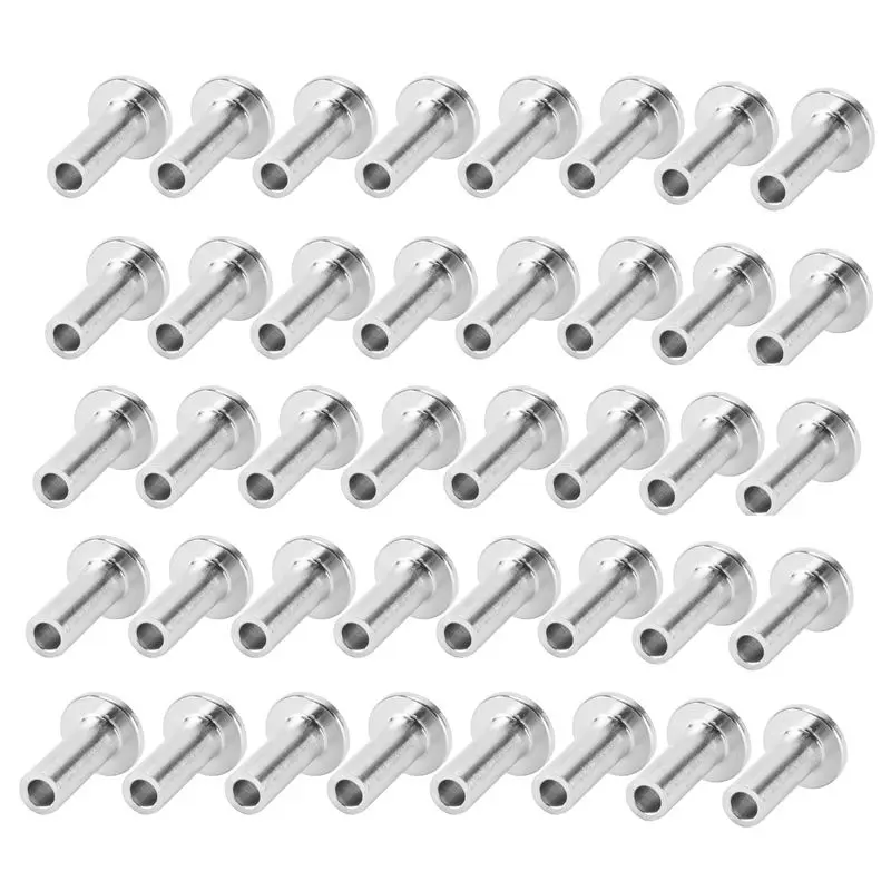 A60E-40Pcs Stainless Steel Protector Sleeves Protective Sleeves Grommet Kit For 1/8Inch Wire Rope Cable Railing
A60E-40Pcs Stainless Steel Protector Sleeves Protective Sleeves Grommet Kit For 1/8Inch Wire Rope Cable Railing
