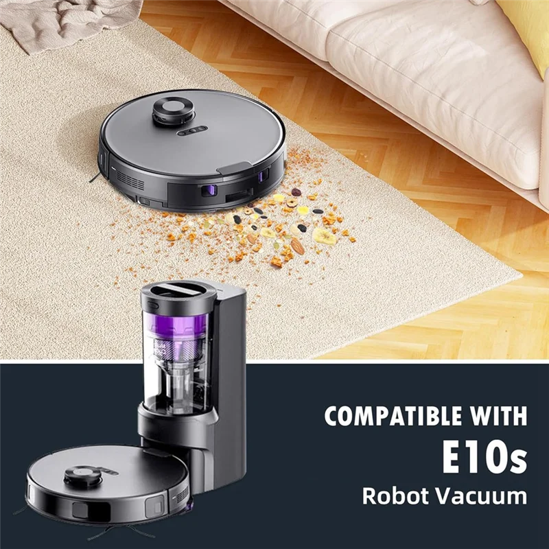 A08I For Eureka E10s Robot Vacuum Cleaner Main Side Brush Mop Cloth Filter Replacement Parts Accessories
A08I For Eureka E10s Robot Vacuum Cleaner Main Side Brush Mop Cloth Filter Replacement Parts Accessories