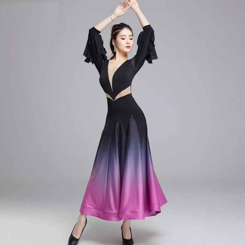 X5020 Lady Modern Dance Dress Women's New Latin Dancing Costumes Female Waltz Ballroom Dance Suit Performance Clothes
X5020 Lady Modern Dance Dress Women's New Latin Dancing Costumes Female Waltz Ballroom Dance Suit Performance Clothes