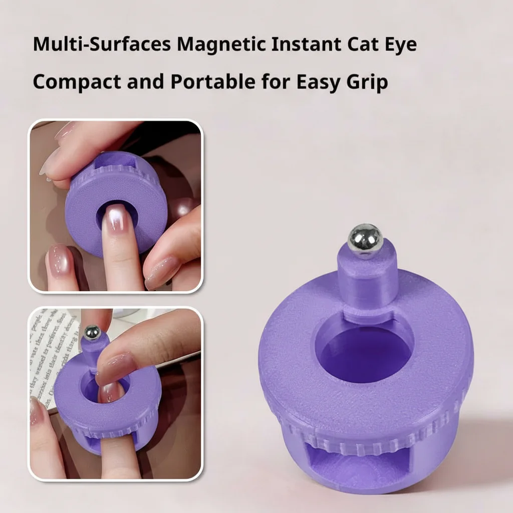 Вращающийся магнит для ногтей «Кошачий глаз»: автоматический и мощный магнитный стержень для создания эффектов широких световых бликов и стеклянных бусин на гель-лаке, инструмент для дизайна ногтей
Вращающийся магнит для ногтей «Кошачий глаз»: автоматический и мощный магнитный стержень для создания эффектов широких световых бликов и стеклянных бусин на гель-лаке, инструмент для дизайна ногтей