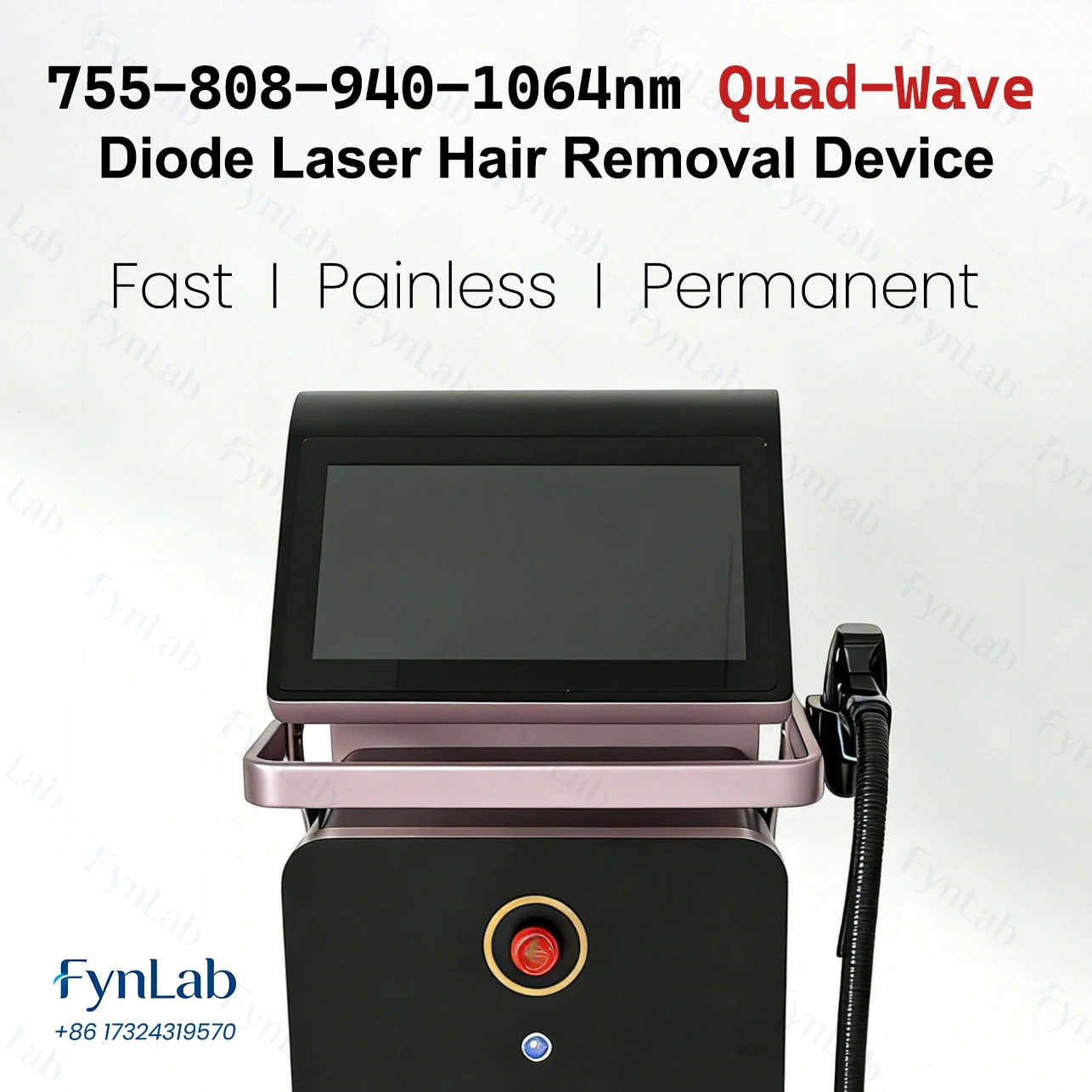 Professional 755nm 808nm 940nm 1064nm Mixed Wavelength Diode Laser Hair Removal Machine with Sapphire TEC Cooling System for Spa
Professional 755nm 808nm 940nm 1064nm Mixed Wavelength Diode Laser Hair Removal Machine with Sapphire TEC Cooling System for Spa