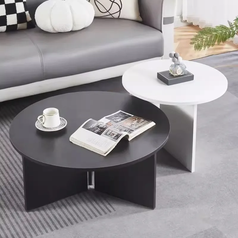 Round coffee table combination small apartment home minimalist modern designer wabi sabi wind B & B
Round coffee table combination small apartment home minimalist modern designer wabi sabi wind B & B
