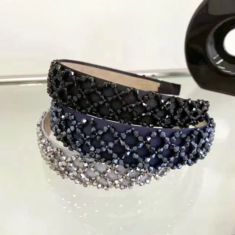 Korean Style Celebrity Same Style Korean Style Rhinestone Headband Wide Non-Slip Crystal Hair Accessory Cover White Hair Elegant
Korean Style Celebrity Same Style Korean Style Rhinestone Headband Wide Non-Slip Crystal Hair Accessory Cover White Hair Elegant