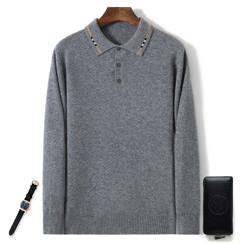 High-end 2023 New Autumn 100% Cashmere Sweaters Winter Fashion Clothing T-shirt Men's Sweater Solid Color Slim Fit Men Pullover
High-end 2023 New Autumn 100% Cashmere Sweaters Winter Fashion Clothing T-shirt Men's Sweater Solid Color Slim Fit Men Pullover