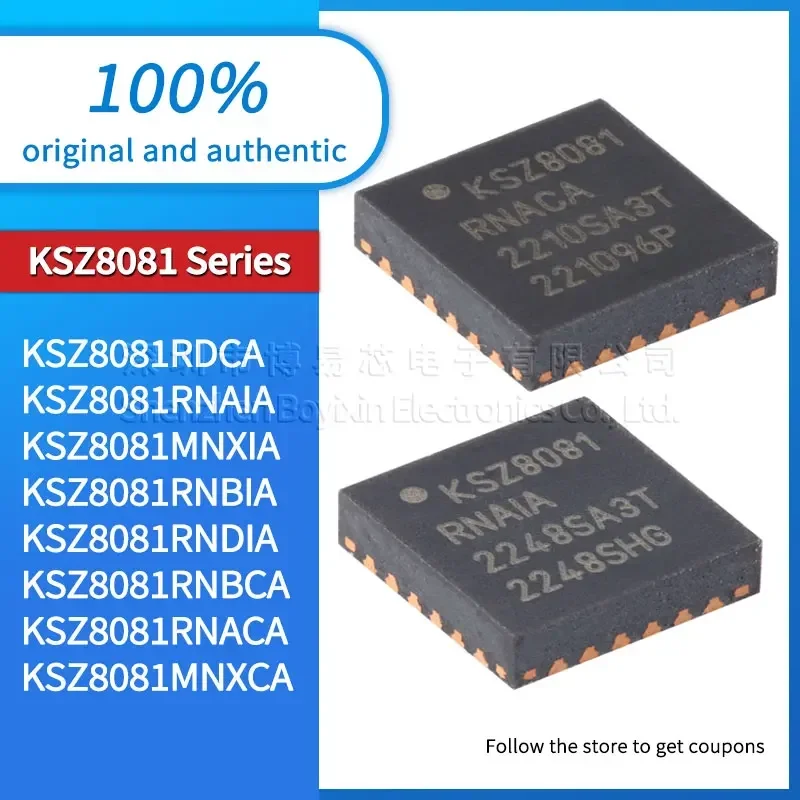 KSZ8081RNBIA KSZ8081RNAIA KSZ8081RNDIA KSZ8081MNXIA KSZ8081RNBCA KSZ8081RNACA KSZ8081RNDCA KSZ8081MNXCA Black plastic shell
KSZ8081RNBIA KSZ8081RNAIA KSZ8081RNDIA KSZ8081MNXIA KSZ8081RNBCA KSZ8081RNACA KSZ8081RNDCA KSZ8081MNXCA Black plastic shell