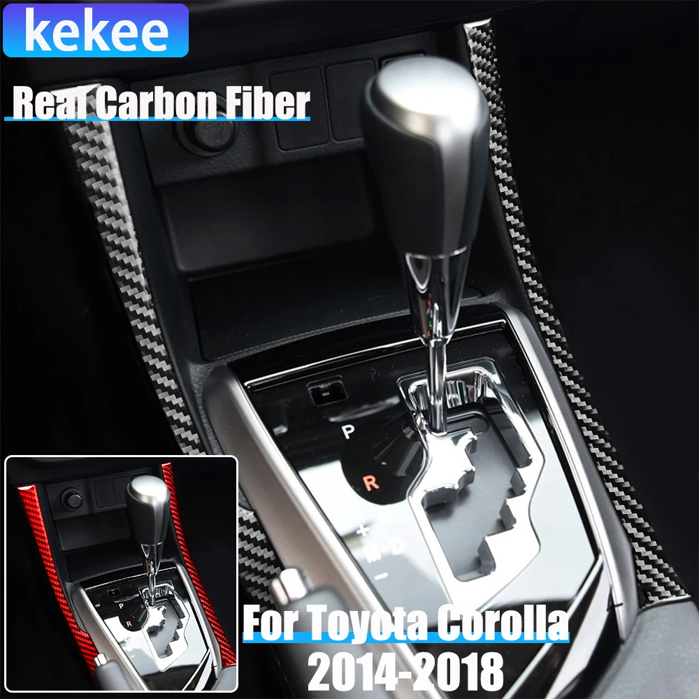 Real Carbon Fiber Car Accessories Gear Side Strips Trim Cover Soft Sticker For Toyota Corolla 11th Gen 2014 2015 2016 2017 2018
Real Carbon Fiber Car Accessories Gear Side Strips Trim Cover Soft Sticker For Toyota Corolla 11th Gen 2014 2015 2016 2017 2018