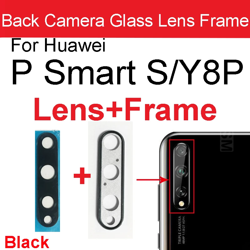 Стеклянная крышка объектива камеры для Huawei P Smart S Y8P Задняя крышка объектива камеры Рамка держатель с клейкой наклейкой запасные части
Стеклянная крышка объектива камеры для Huawei P Smart S Y8P Задняя крышка объектива камеры Рамка держатель с клейкой наклейкой запасные части