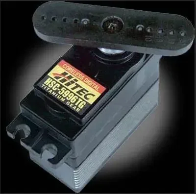 Hitec HS-5996TG Hi-Speed Coreless Digital Titanium Gear Servo 8kg Torque for RC 1/10 scale car or aircraft up to .60 size
Hitec HS-5996TG Hi-Speed Coreless Digital Titanium Gear Servo 8kg Torque for RC 1/10 scale car or aircraft up to .60 size