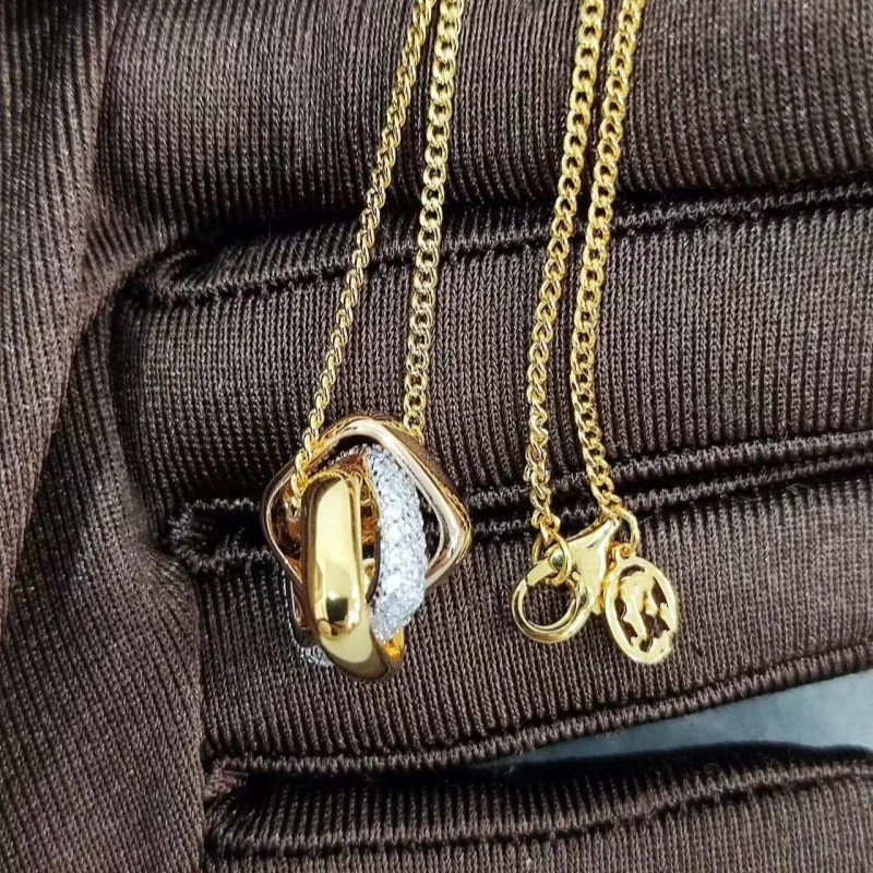 New 2024 Trend Classic High Quliaty Famous Brand Luxury Jewelry Three Rings Necklaces For Women Zircon Pure 925 Sliver Gifts
New 2024 Trend Classic High Quliaty Famous Brand Luxury Jewelry Three Rings Necklaces For Women Zircon Pure 925 Sliver Gifts