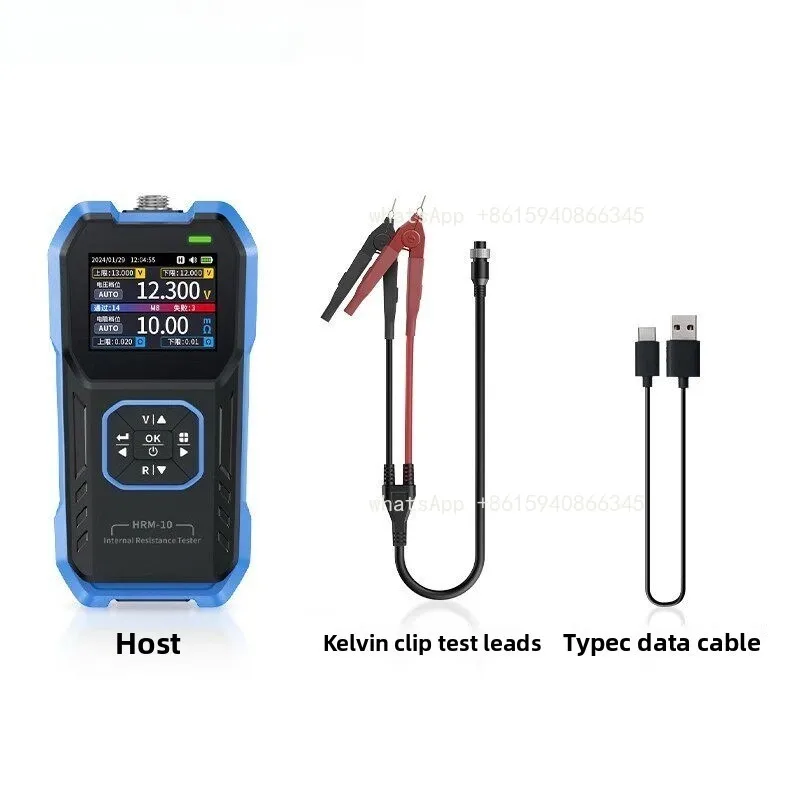 High Precision Battery Voltage Internal Resistance Tester 18650 Battery Resistance Measuring Detector HRM10
High Precision Battery Voltage Internal Resistance Tester 18650 Battery Resistance Measuring Detector HRM10