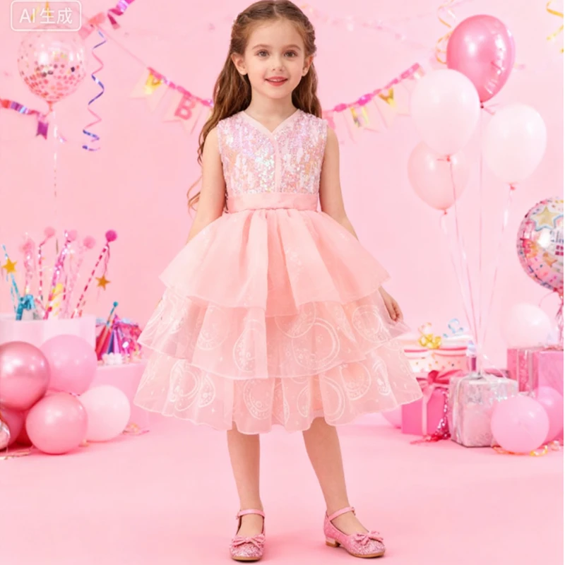 Girl Princess Costume Movie Glinda Witch Cosplay Dress Carnival Costume For Children Birthday Party Elegant Pink Sequins Gown
Girl Princess Costume Movie Glinda Witch Cosplay Dress Carnival Costume For Children Birthday Party Elegant Pink Sequins Gown
