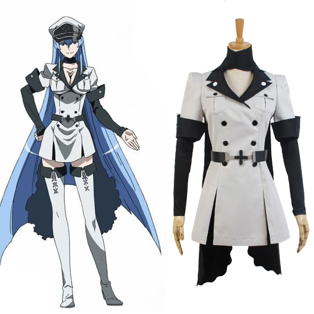 Akame Ga Kill Esdeath Cosplay Costume Full Set Uniform Outfit for Women
Akame Ga Kill Esdeath Cosplay Costume Full Set Uniform Outfit for Women