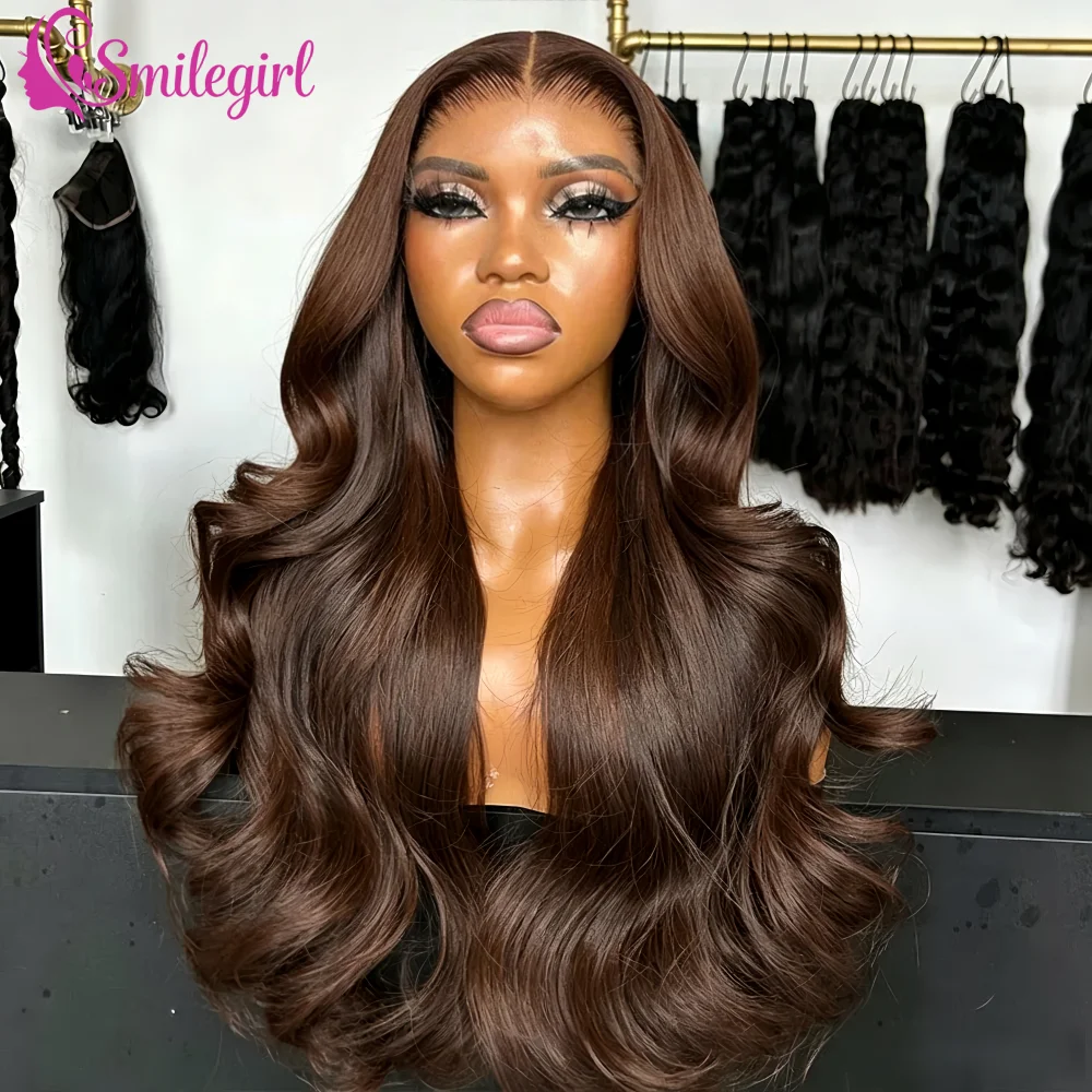 38 Inch Body Wave Chocolate Brown 13x6 Lace Front Wigs Human Hair Pre Plucked Brazilian Brown Virgin Hair 13x4 HD Frontal Wig 250 Density
38 Inch Body Wave Chocolate Brown 13x6 Lace Front Wigs Human Hair Pre Plucked Brazilian Brown Virgin Hair 13x4 HD Frontal Wig 250 Density