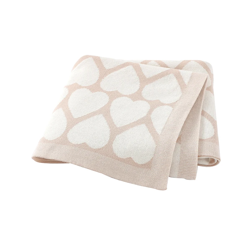 Super Soft Newborn Cotton Blankets Sweat Heart Knitted Infant Boys Girls Monthly Stroller Baskets Swaddle Wrap Quilt 90*70cm Mat
Super Soft Newborn Cotton Blankets Sweat Heart Knitted Infant Boys Girls Monthly Stroller Baskets Swaddle Wrap Quilt 90*70cm Mat