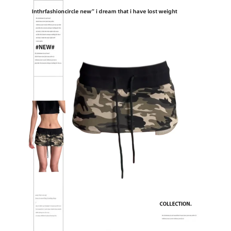 Камуфляжная юбка в стиле ретро в американском стиле для женщин, юбка с буквенным принтом для пикантных девушек, повседневная юбка из полиэфирного волокна
Камуфляжная юбка в стиле ретро в американском стиле для женщин, юбка с буквенным принтом для пикантных девушек, повседневная юбка из полиэфирного волокна