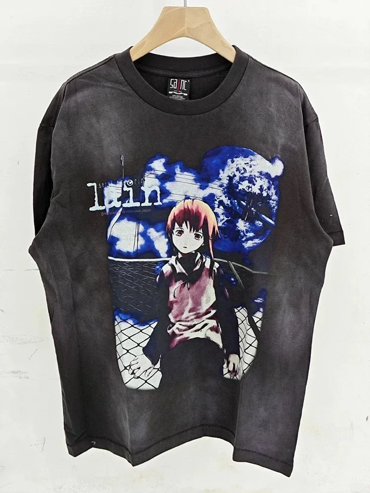 25SS Saint Michael Cartoon Anime Printing T-Shirts Men Women 1:1 High Quality Washed Black Oversized Short Sleeve
25SS Saint Michael Cartoon Anime Printing T-Shirts Men Women 1:1 High Quality Washed Black Oversized Short Sleeve