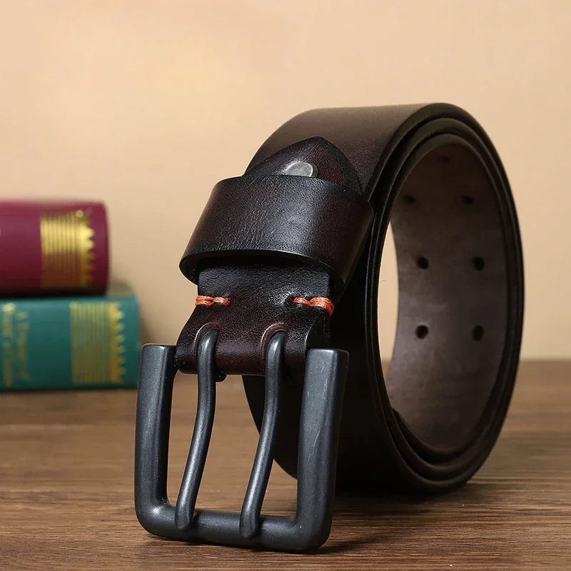 4.3cm Thick Cowskin Genuine Leather Belt for Men Luxury Designer Male Belts High Quality Double Pin Buckle Cowboy Jeans Strap
4.3cm Thick Cowskin Genuine Leather Belt for Men Luxury Designer Male Belts High Quality Double Pin Buckle Cowboy Jeans Strap