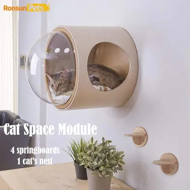 Wooden Cat Tree Hanging Wall Mounted Cats Scratch Transparent Cats Nest Climbing Scratching Animal Training Toy Pet Products
Wooden Cat Tree Hanging Wall Mounted Cats Scratch Transparent Cats Nest Climbing Scratching Animal Training Toy Pet Products