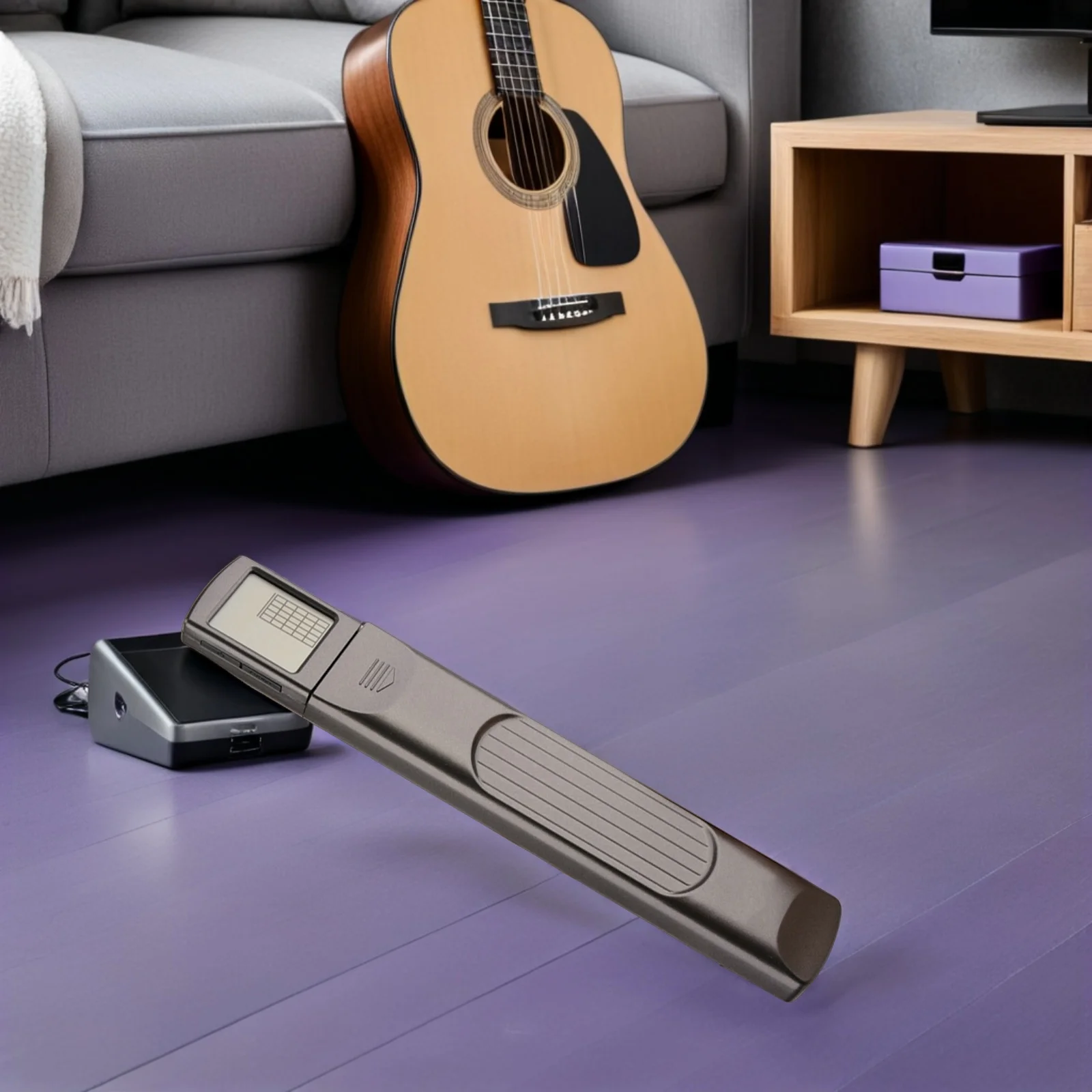 Adjustable Pocket Guitar Chord Trainer With Metronome Compact Practice Tool For Beginners Sturdy Metal Strings Portable Guitar
Adjustable Pocket Guitar Chord Trainer With Metronome Compact Practice Tool For Beginners Sturdy Metal Strings Portable Guitar