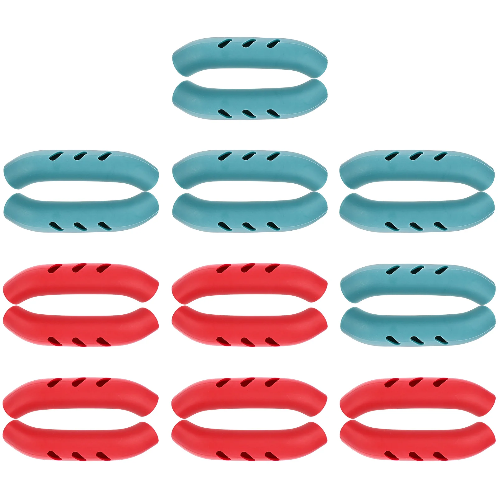 10 Pairs Silicone Insulation Handle Pot Assist Holders Pan Grip Covers Deep Frying Protector Rack
10 Pairs Silicone Insulation Handle Pot Assist Holders Pan Grip Covers Deep Frying Protector Rack