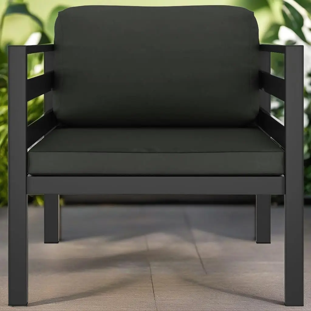 3-Piece Aluminum Patio Lounge Set with Cushions - Stylish Anthracite Outdoor Furniture
3-Piece Aluminum Patio Lounge Set with Cushions - Stylish Anthracite Outdoor Furniture