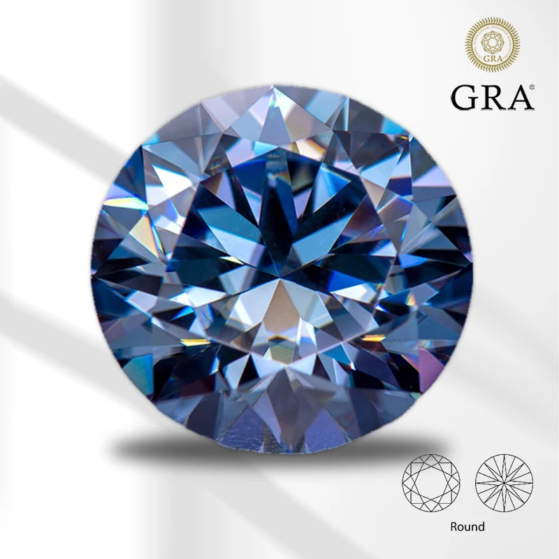 Moissanite Stone Round Cut Lavender Color VVS1 with GRA Certificate for Gemstone Charms Beads Advanced Jewelry Making Materials
Moissanite Stone Round Cut Lavender Color VVS1 with GRA Certificate for Gemstone Charms Beads Advanced Jewelry Making Materials