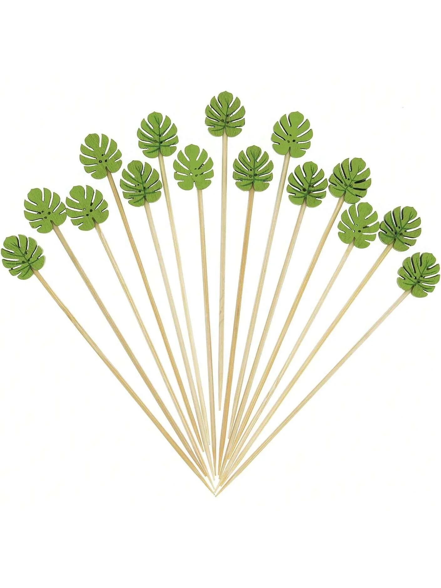 100Pcs 4.7Inch Cocktail Skewer Appetizers Toothpicks, Fruit,Wedding Toothpicks For Appetizer Decoration Party Supplies(Leaf)
100Pcs 4.7Inch Cocktail Skewer Appetizers Toothpicks, Fruit,Wedding Toothpicks For Appetizer Decoration Party Supplies(Leaf)