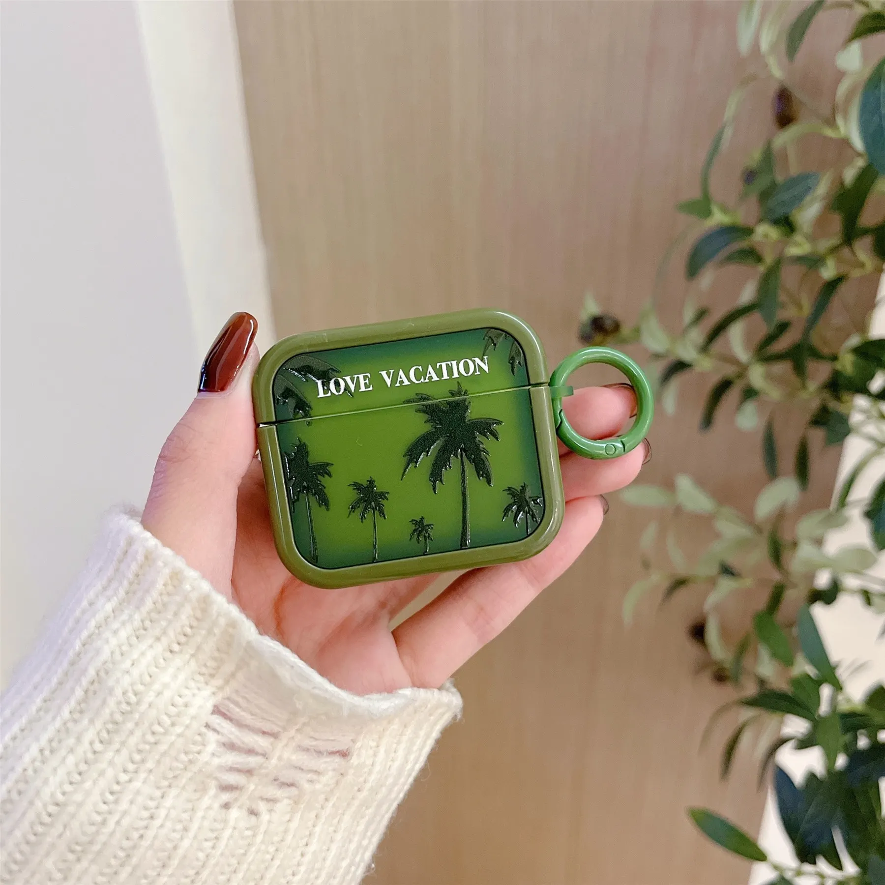 Case for Apple AirPods 1 2 Pro 3rd Generation Case Green Tree with Ring Strap Fundas Earpods Cover for AirPods Pro 3 Case
Case for Apple AirPods 1 2 Pro 3rd Generation Case Green Tree with Ring Strap Fundas Earpods Cover for AirPods Pro 3 Case
