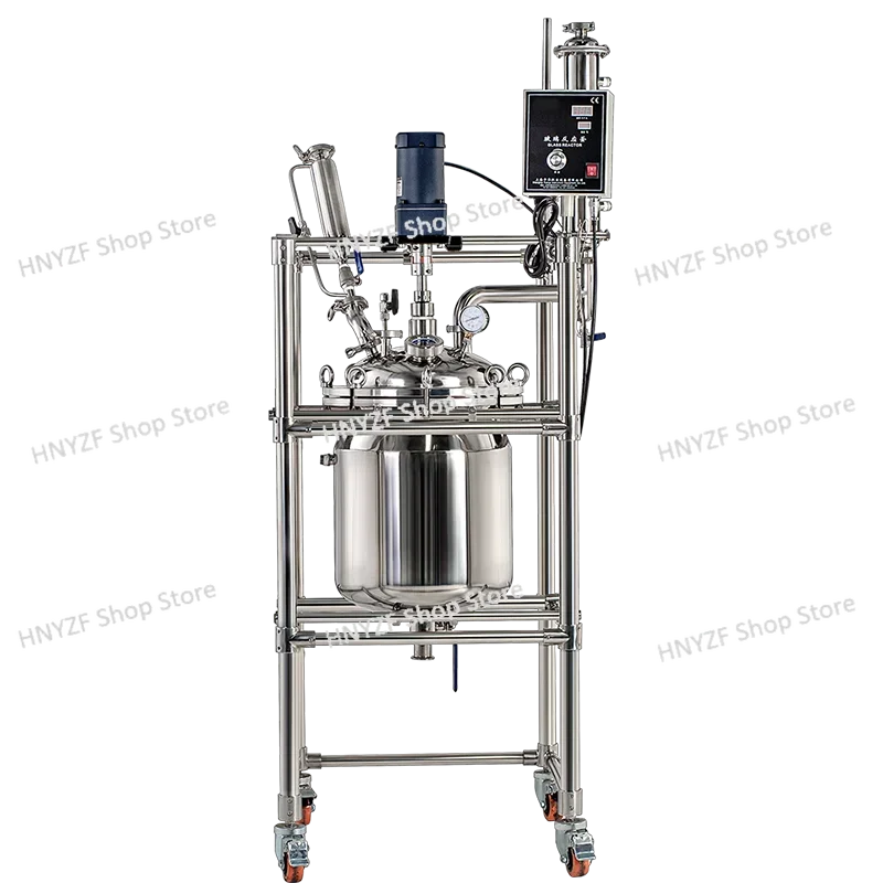 Double-layer stainless steel reactor laboratory high temperature and high pressure electric heating kettle 5L/10L/50L/100L
Double-layer stainless steel reactor laboratory high temperature and high pressure electric heating kettle 5L/10L/50L/100L