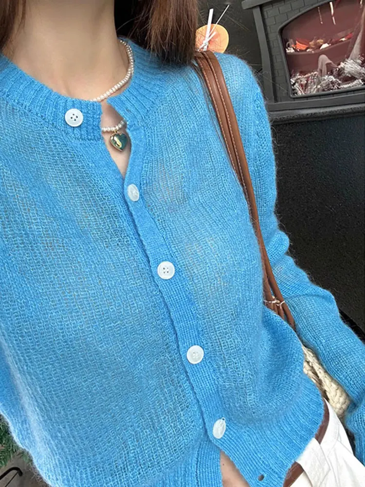 Fashionable Trendy Autumn Outerwear Age-Defying Unique Design Elegant Slimming Knitted Sweater Commute Style Korean Version
Fashionable Trendy Autumn Outerwear Age-Defying Unique Design Elegant Slimming Knitted Sweater Commute Style Korean Version