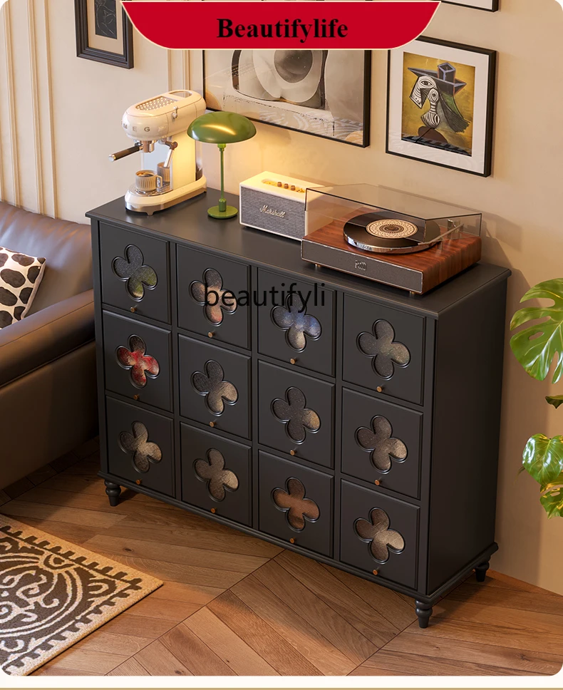 DD132 Французский Ретро Шкаф-витрина из цельного дерева Белый восковой комод Сервант Шкаф для хранения Черная мебель
DD132 Французский Ретро Шкаф-витрина из цельного дерева Белый восковой комод Сервант Шкаф для хранения Черная мебель