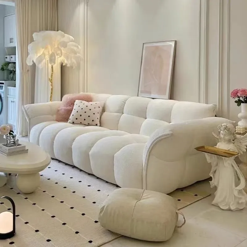 Elegant Simple Sofa Recliner Beige Minimalist Velvet Sleeper Lazy Sofa Fluffy White Designer Princess Muebles Home Furniture
Elegant Simple Sofa Recliner Beige Minimalist Velvet Sleeper Lazy Sofa Fluffy White Designer Princess Muebles Home Furniture